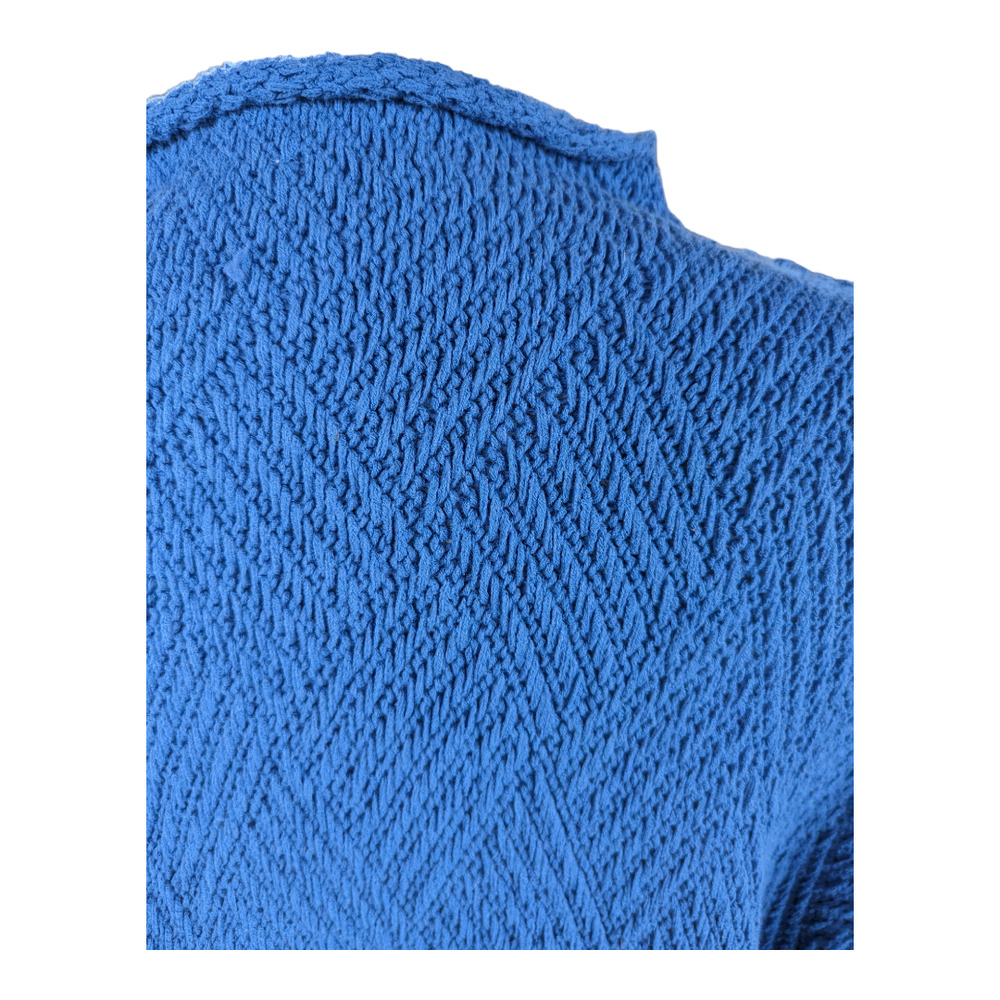 Free People Blue mixed media sweater - Picture 7 of 9